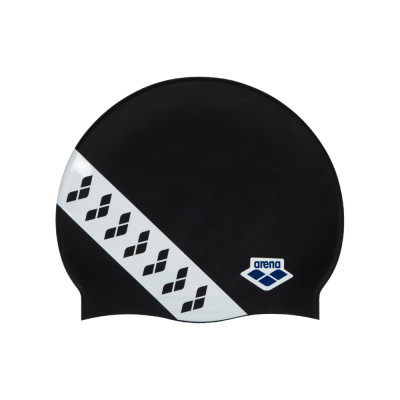 Шапочка для плавания Arena ICONS TEAM STRIPE CAP черная 001463-111